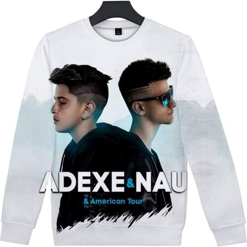 Adexe & Nau 3D Autumn And Winter Holiday Passionate Style Men/Women Punk Hip Hop Gothic Style Clothes Round Classic Clothes
