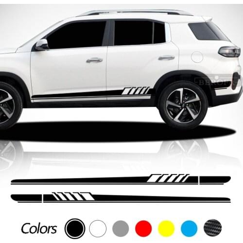 2Pcs Car Stickers For Hyundai Tucson i40 i30 i10 i20 IX35 IX20 Solaris Genesi GDi Car Sport Racing Tuning Accessories