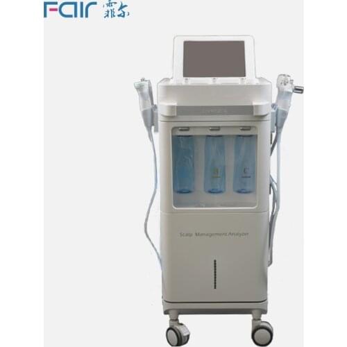 2020 New Hydrodermabrasion Facial Aqua Skin Ultrasonic Peeling with Skin Analysis Analyzer multifunctional machine