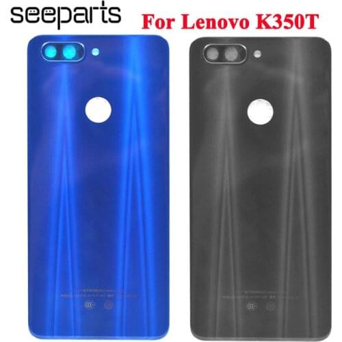 Original New Cover Lenovo K5 Back Battery Cover Rear Housing Case With Camera Lens Cover Replacement Lenovo K350t Battery Cover