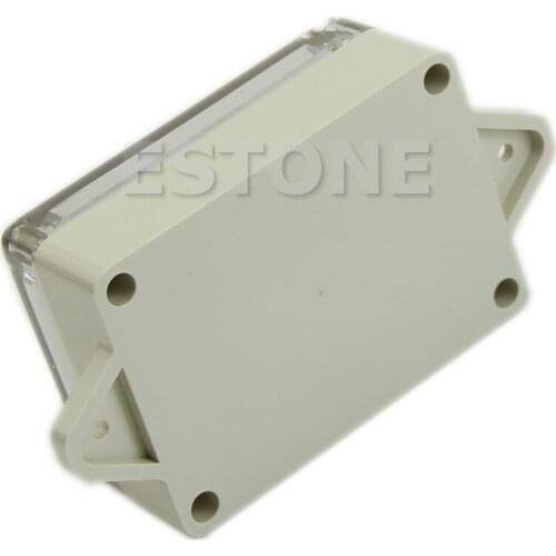 W3JA Plastic Waterproof Cover Clear Electronic Project Box Enclosure Case 85*58*33MM