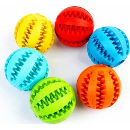 Toys for Dogs Rubber Dog Ball For Puppy Funny Dog Toys For Pet Puppies Large Dogs Tooth Cleaning Snack Ball Toy For Pet Products