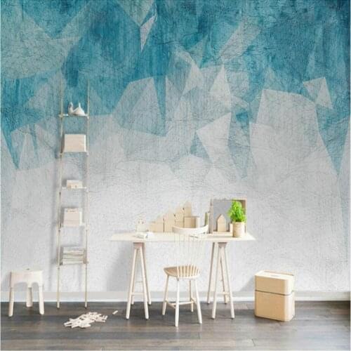 Custom Modern Simple Abstract Line Geometry Wall Paper 3d Living Room Bedroom Home Decor Mural Wallpaper Papel De Parede 3d