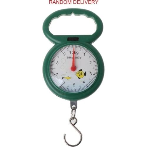 Pointer Hook Spring Scale Mini 10 Kg Portable Portable Spring Scale Pocket Luggage Scale Fish Scale U4LA