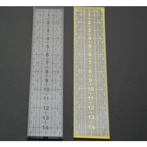 1Pc 15*3cm Patchwork Ruler Sewing Patchwork Tailor Measuring Tools Quilting Ruler Seam Sewing Foot School Stationery Supplies