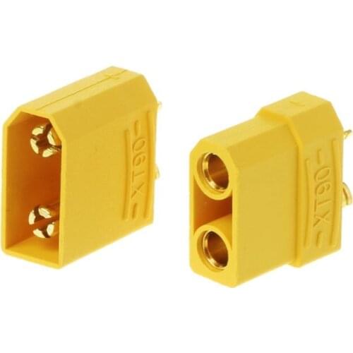 10 Pairs Female Male XT90 Banana Bullet Connector Plug For RC LiPo Battery Gold Plated Banana Plug R9JD