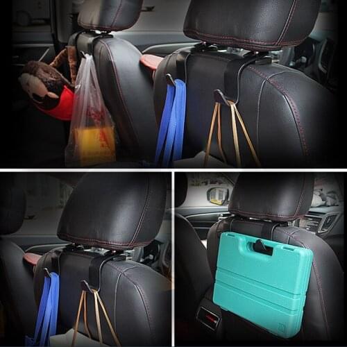 2Pcs Car Rear Seat Hook Interior Hooks for Hanging Car Hanger Bag Car Accessory