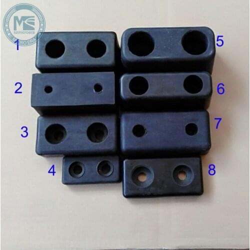 2 pcs/lot Rubber shock pad shock-proof round plastic pad rubber feet use for Gym equipment