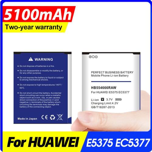 3600mAh HB554666RAW Battery for Huawei E5372 E5373 E5375 EC5377 E5330 E5336 E5351 E5356 EC5377U-872 E5356S-2 E5330Bs-2