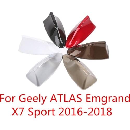 Car Shark Fin Antenna Auto Radio Signal Aerials Roof Antennas car Accessories For Geely ATLAS Emgrand X7 Sport 2016-2018