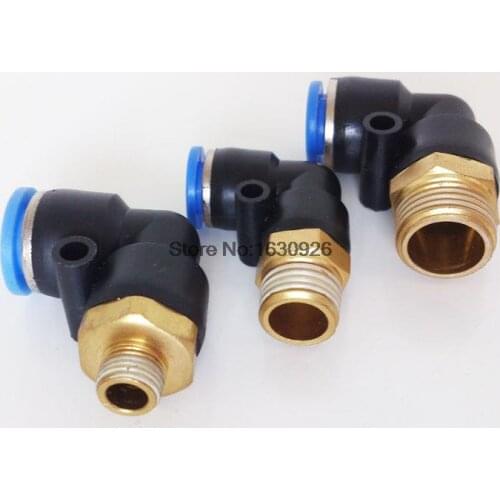 Free Shipping 10Pcs PL6-M5 Pneumatic Fitting 6mm-M5