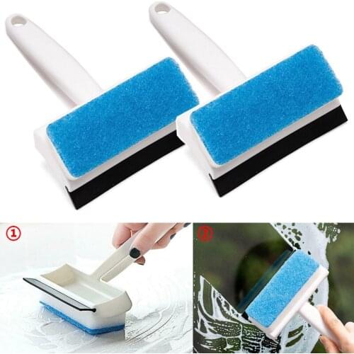 Dual-Use Scraping & Washing Cleaning Brushes Household Kitchen Table Cleaner Brush Bath Shower Basin Window Glass Cleaning Tools