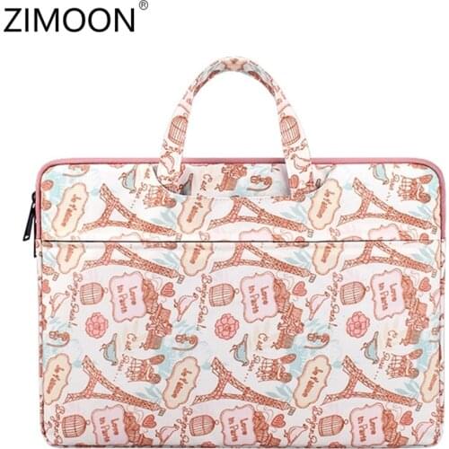 Colorful Laptop Bag Cartoon Pictures Notebook Handbag 13/14 inch Laptop Sleeve Bag Carry Bag Briefcase Multi-purpose Storage Bag