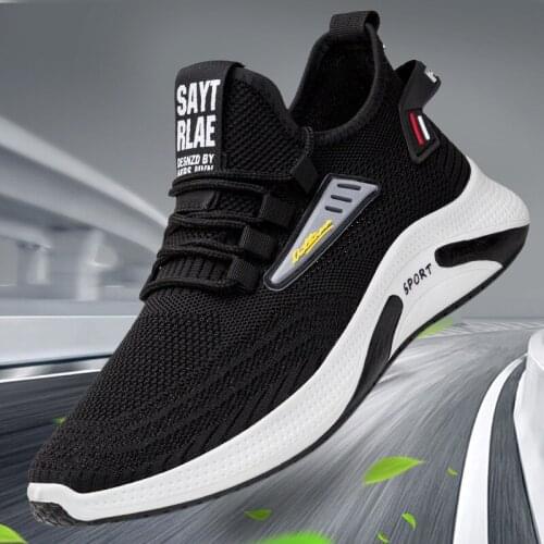 2021 Spring Summer Mens Shoes Version Fashion Mens Sports Casual Running Shoes Spring Breathable Mesh Thin Shoes Mens Shoes