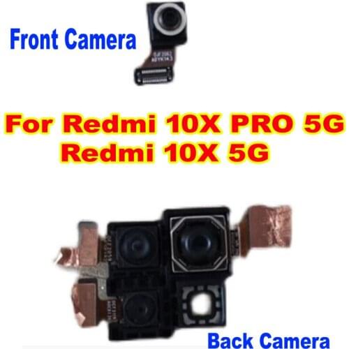 Original Best Selfie Small Facing Front Back Big Main Rear Camera Phone Flex Cable For Xiaomi Redmi 10X PRO 5G / Redmi 10X 5G