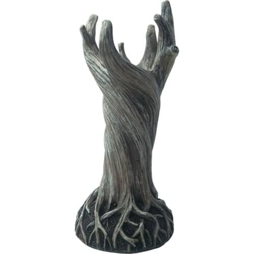 Tree Stump Resin Dried Flower Pot Table Centerpieces Plant Planter Vase