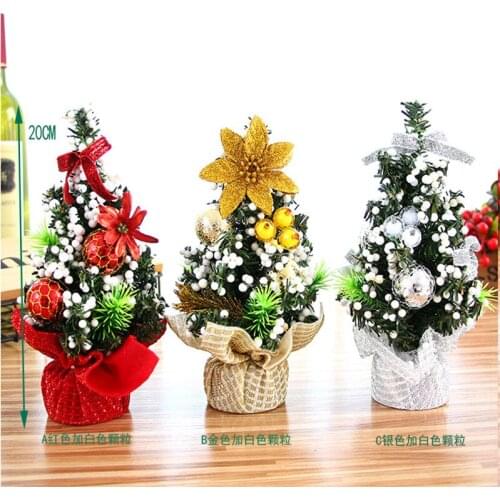 20cm Christmas tree, Christmas home decoration Christmas gift christmas decorations for home 2pcs