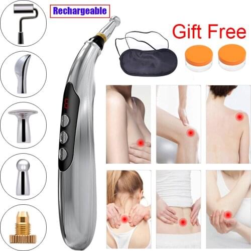 Pen Acupuncture Massager Electric Shock Stick/Wand Nipple/Anal/Penis/Muscle Electro Stimulator Estim Sex Games Bdsm Toys