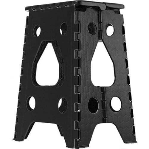 Folding Plastic Chair Foot Stool Kitchen Garden Bathroom Toilet Stool Outdoor Portable Mountaineering Chair Enough to Open