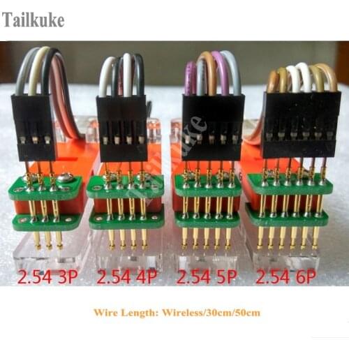 Test Stand PCB Clip Fixture Fixture Probe Download Program Programming Burn 2.54 2.0 1.27 Single Row Double Row Wireless