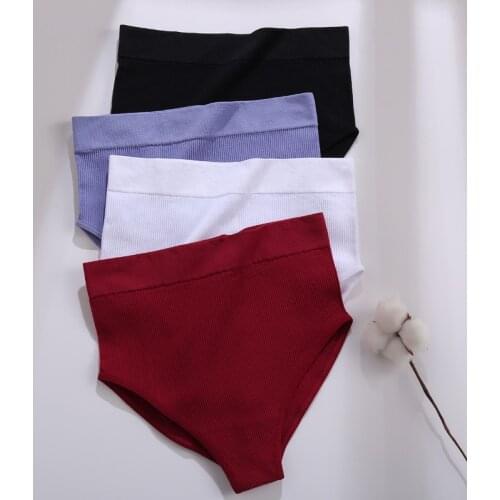 Sexy High Waist Panties Intimates Women Female Underpant Control Shaper Briefs Lingerie Cozy Seamless Underwear трусы женские