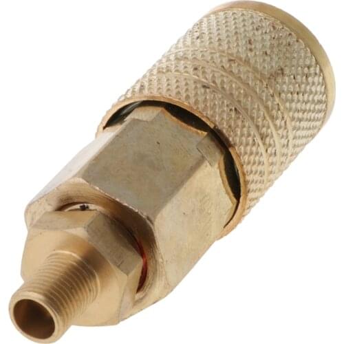 Tyre Air Chuck Quick Coupling Car Air Compressor Threaded Nozzle Adapter Pump Tube Hose Fitting Screw-in Joint Connector A0KE