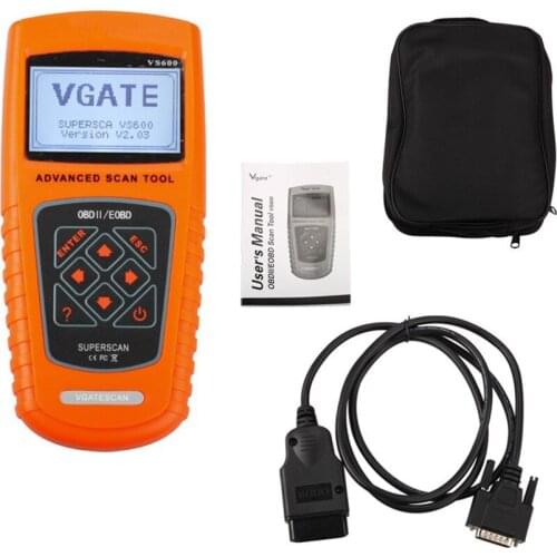 Vs600 Vgate Advanced Scanning OBDII / EOBD Scanner Auto Diagnostic Tool Car Auto Universal