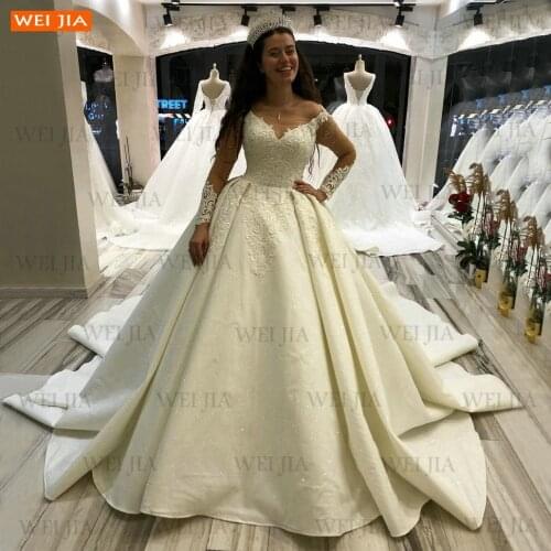 WEIJIA Women's Dresses With A Train