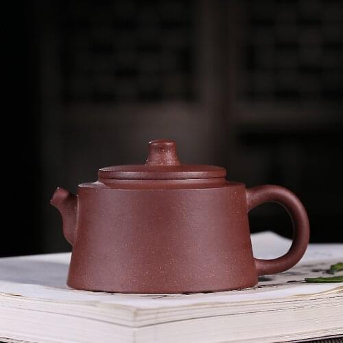 Yixing Ore Mine Purple Sand Pot Purple Mud Pure Hand Teapot Teapot Gift Box Customized Well Bar Pot