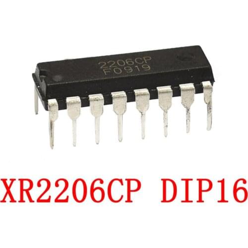 1PCS XR2206CP 2206CP DIP16 Frequency Synthesizer Function/Waveform Chip