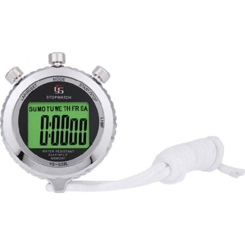 2021 New Silent Stopwatch with Light 0.01s Accuracy Countdown Timer Sports Stopwatch