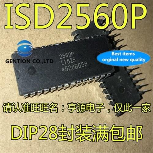 5Pcs ISD2560 ISD2560P ISD2560PY DIP28 Voice recording and playback in stock 100% new and original