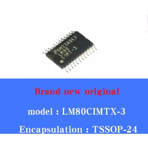5/pcs Lot LM80CIMTX-3/NOPB LM80CIMTX-3 power management TI TSSOP-24 brand new original