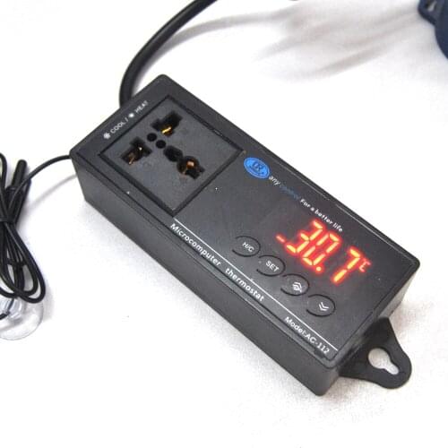 Acrylic Panel Intelligent Digital Display Temperature Controller Thermostat for Aquarium Pet