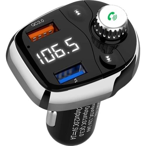 T62 Car Mp3 Music Player Bluetooth FM Transmitter Hands-free Car Kit Audio MP3 Modulator 3.1A USB Car Charger