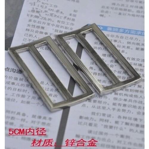 Free Shipping 2014 New 20pcs/lot 50mm DIY B type zinc alloy buckle accessories for purse bags, shoes and handmade hardwears