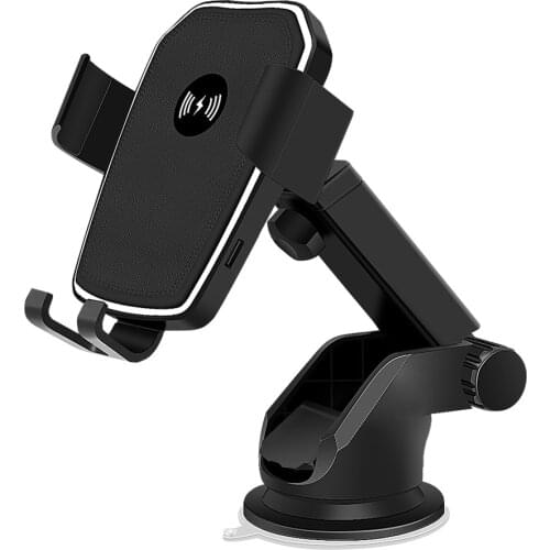 Wireless Car Charger 15W Qi Fast Charging Auto-Clamping Car Mount,Windshield Dash Air Vent Phone Holder