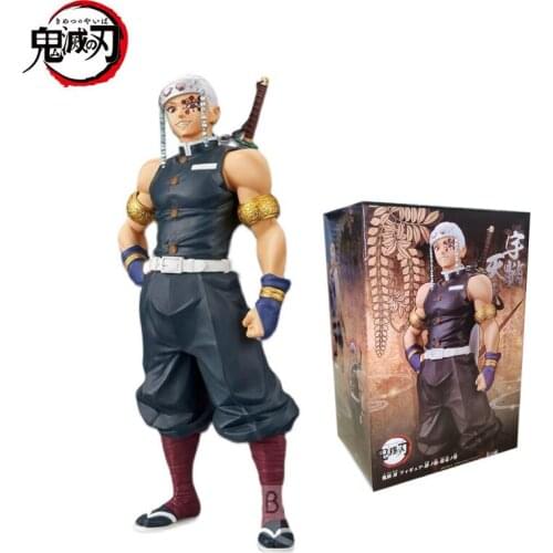Demon Slayer Anime Figure Uzui Tengen Figurine PVC Toys Model Statue Juguetes Kimetsu No Yaiba Tanjirou Nezuko Brinquedos Dolls