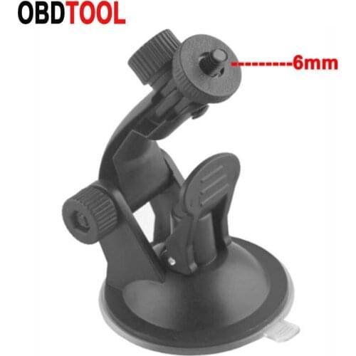 Universal 6mm Screw DVR Support Holder Navigation Frame Car Recorder Suction Cup Base for SJ3000 SJ4000 Action Camera Camcorder