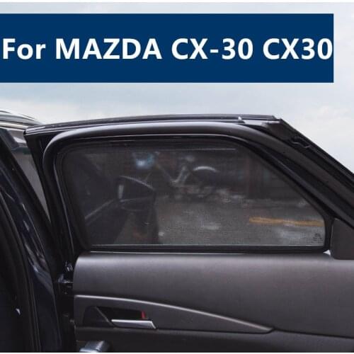 For Mazda CX-30 CX30 Yarn curtain sun visor gauze sun block sunscreen insulation car modification High quality accessories