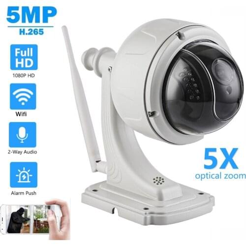 OwlCat Home Security IP Camera PTZ Wifi Wireless Network Camera 5XOpticl Zoom HD 1080P Microphone Audio SD Card Slot CCTV Camera