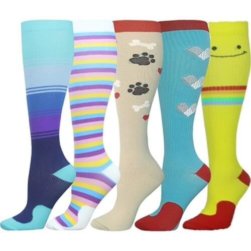 Compression Socks Premium Stylish Breathable Anti-friction Stockings For Running Sports Hiking d88