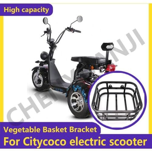 Cart Basket Vegetable Basket Bracket for Three-wheeled Citycoco Modified Accessories for Citycoco Electric Scooter