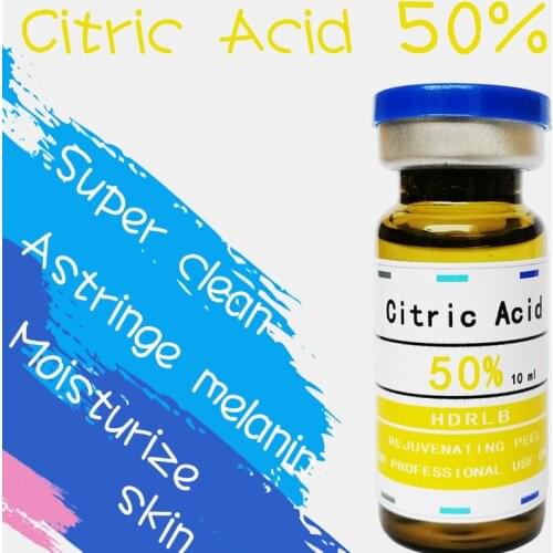 Citric acid 50% Peel skin whitening Freckle Chemical peel for Fine Lines, Wrinkles Dark Spots blackhead mask sunburn Exfoliator