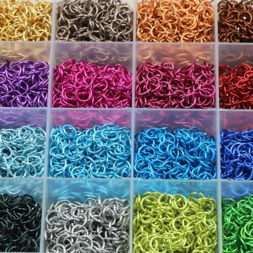 ZHUBI 300Pcs/Lot 6mm Metal DIY Jewelry Findings Open Single Loops Jump Rings Jewelry Necklace Bracelet Chain Connector Findings