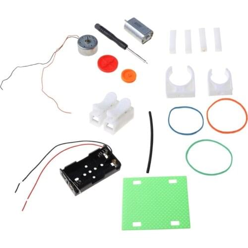 Mini Electric Generator Wheel Motor Model Energy DIY Toys For Kids LED Education Science Experiment Gift G88B