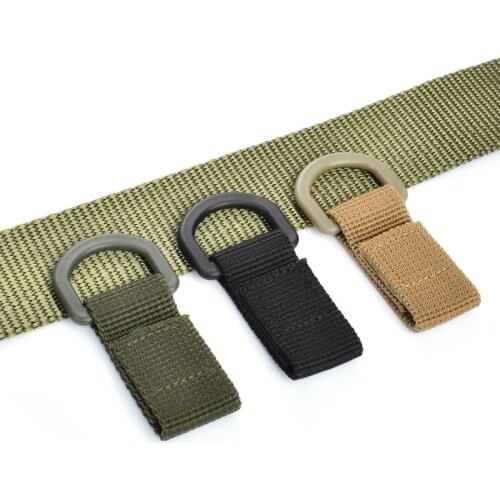 New Outdoor tools Tactical Molle Webbing Buckle Climbing Belt D-Ring Carabiner Buckle Hunting Camping Backpack Key Hook Clasp