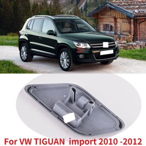 CAPQX For VW TIGUAN import 2010 2011 2012 Front Bumper headlight washer spray nozzle cover headlamp washer jet Lid Hood shell