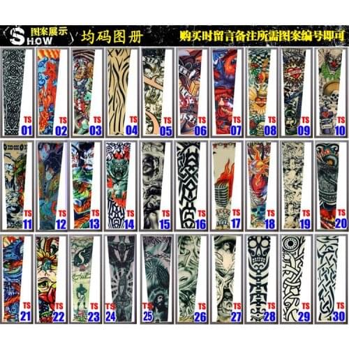 Wholesale Anti-UV Protection riding sleeve Superelastic Tattoo Arm Sleeves