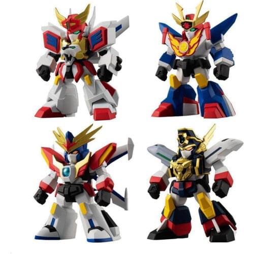 Original Bandai Gundam Model SUPER MINIPLA BRAVE Series COLLECTION Exkaiser Sun Finished